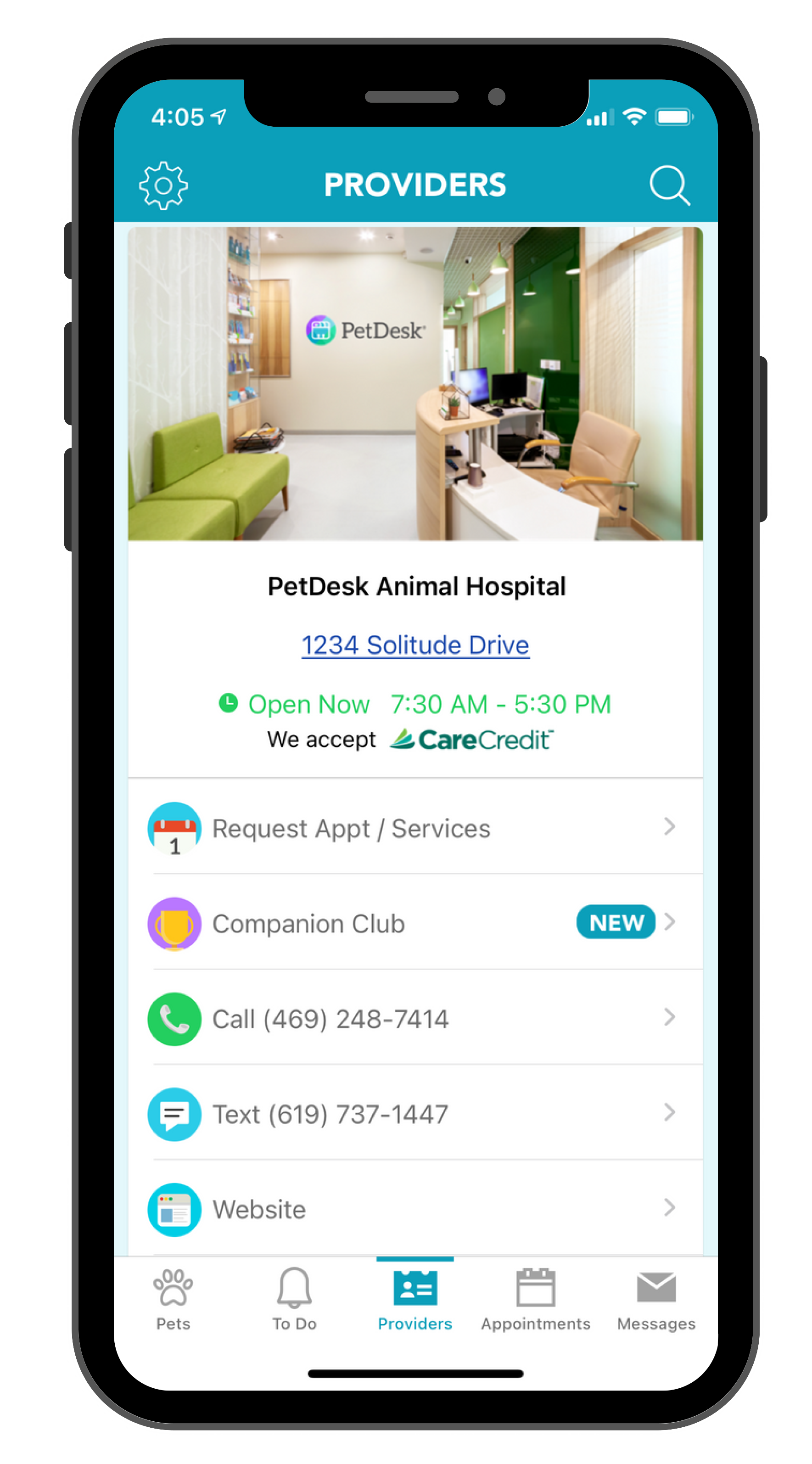 Our App Memorial Animal Hospital